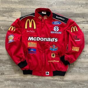 Vintage Nascar McDonald's Bill Elliott Racing Jacket Size Medium